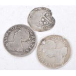 COLLECTION OF THREE SILVER MAUNDY MONEY COINS