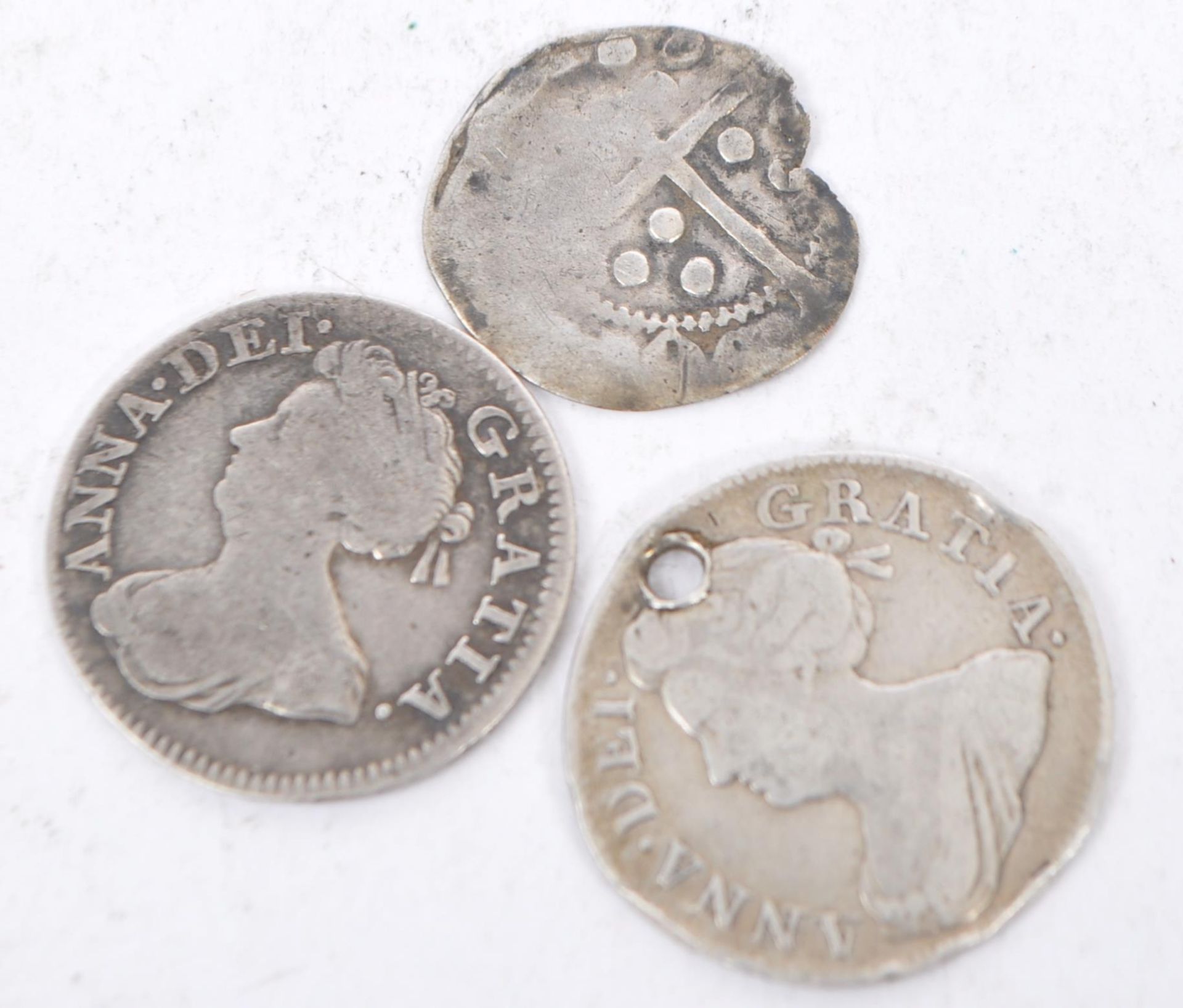 COLLECTION OF THREE SILVER MAUNDY MONEY COINS