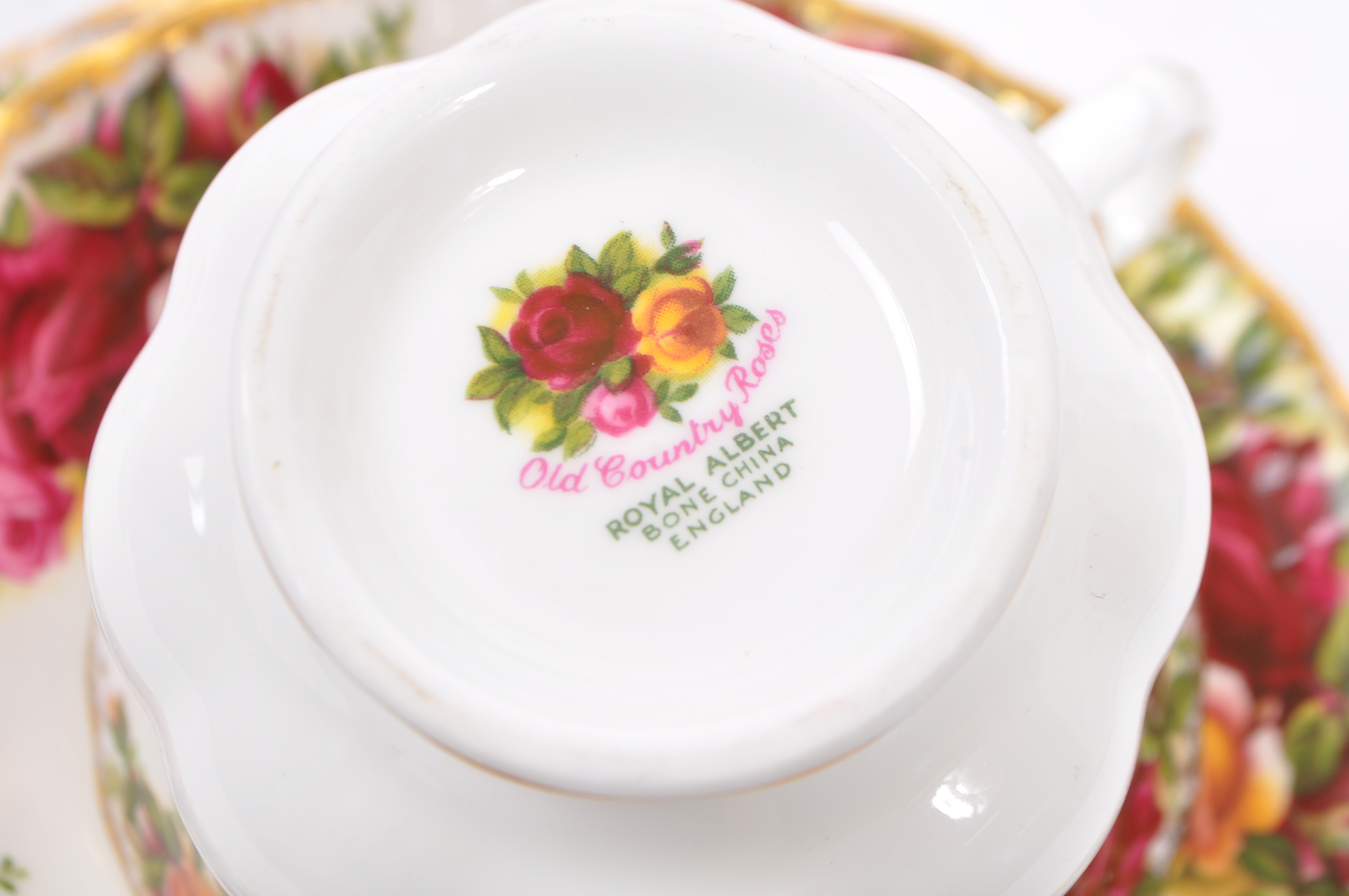 MID 20TH CENTURY OLD COUNTRY ROSES ROYAL ALBERT TEA SET - Image 8 of 8