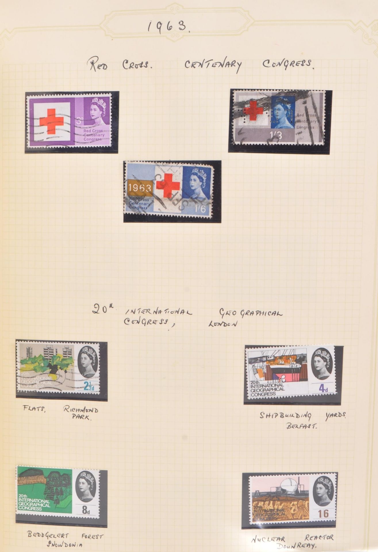 VICTORIAN & LATER UK STAMP ALBUM - TO INCLUDE MULTIPLE PENNY REDS - Image 4 of 7