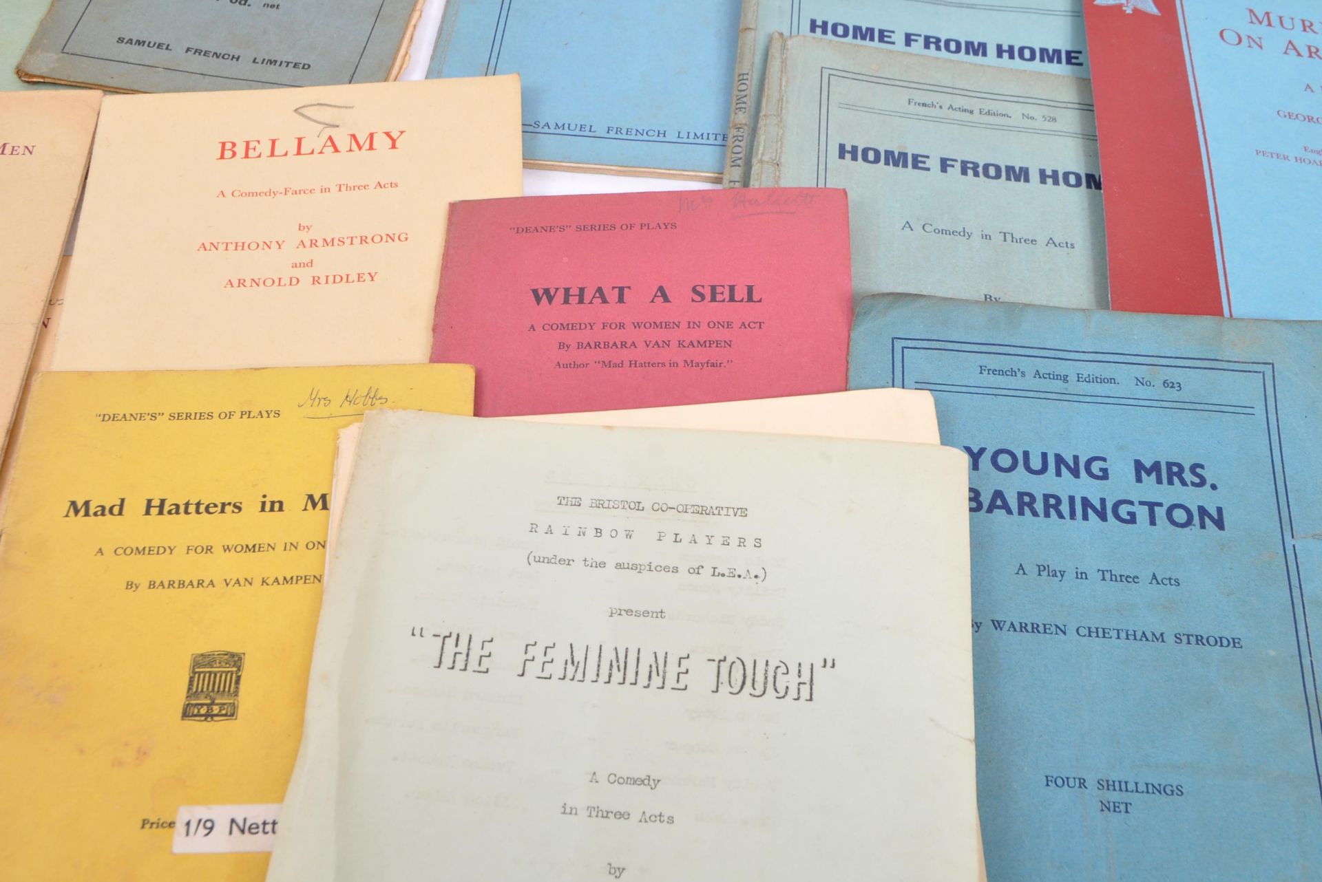 LARGE COLLECTION OF EARLY 20TH CENTURY THEATRE PLAY SCRIPTS - Bild 2 aus 10