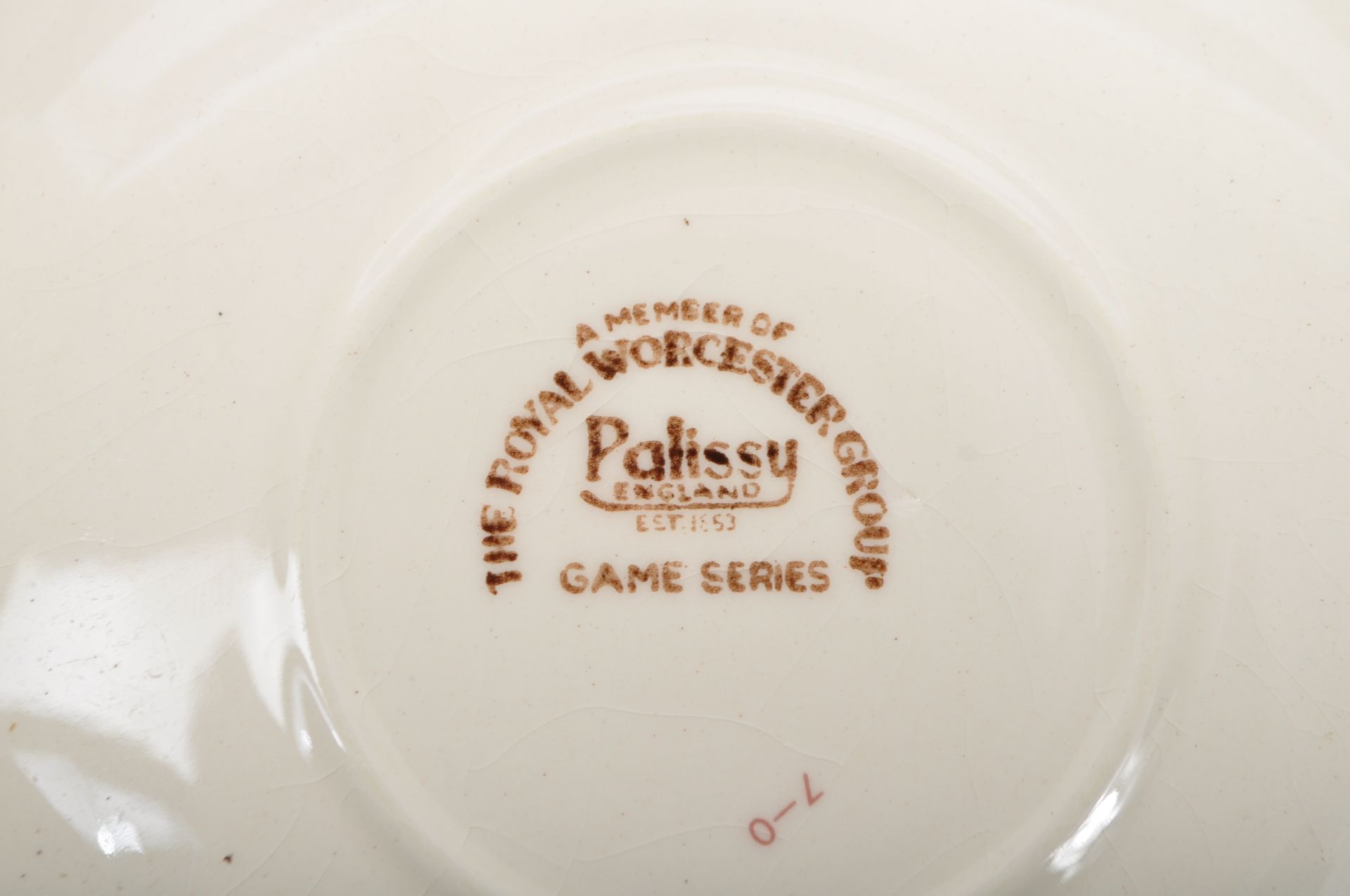 PALISSY ENGLAND - GAMES SERIES - ROYAL WORCESTER SPODE - Image 4 of 5