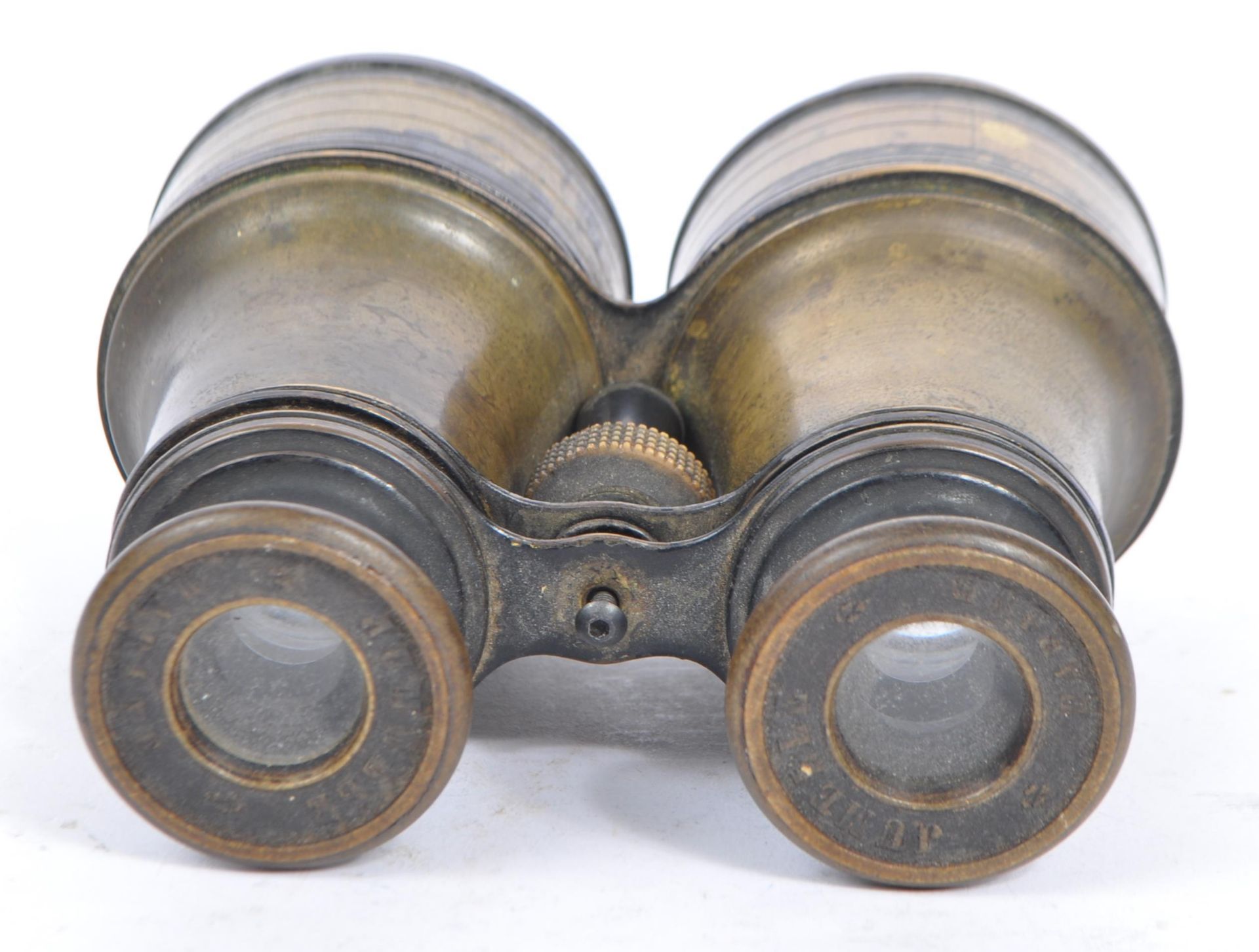 PAIR OF EARLY 20TH CENTURY FRENCH JUMELLE MARINE BINOCUALRS - Image 2 of 4