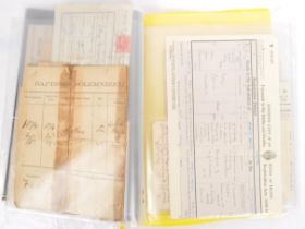 1920S VAUXHALL BRIDGE BRISTOL DEATH CERTIFICATE AND REL ARTICLES