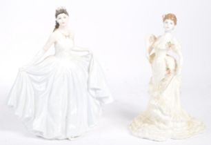 TWO LIMITED EDITION COALPORT FIGURINES - REBECCA & BETH