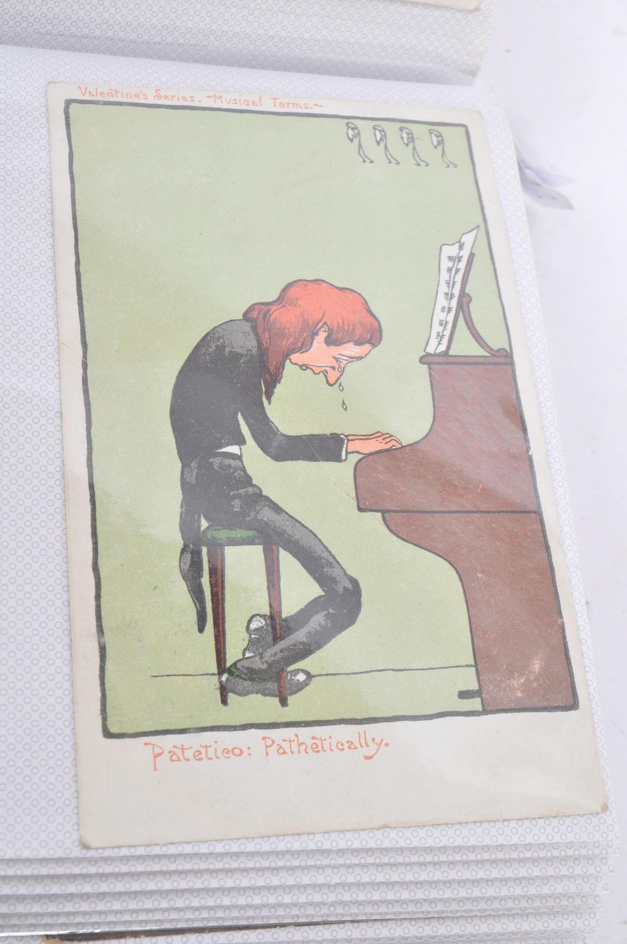 COLLECTION OF 20TH CENTURY MUSICAL MUSIC THEMED POSTCARDS - Bild 3 aus 7