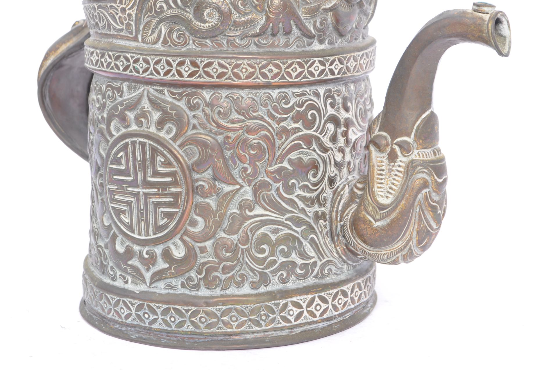 LARGE 19TH CENTURY CHINESE ORIENTAL TEAPOT - Image 6 of 7