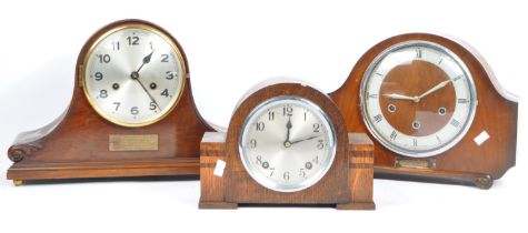 GROUP OF THREE VINTAGE 20TH CENTURY MANTEL CLOCKS