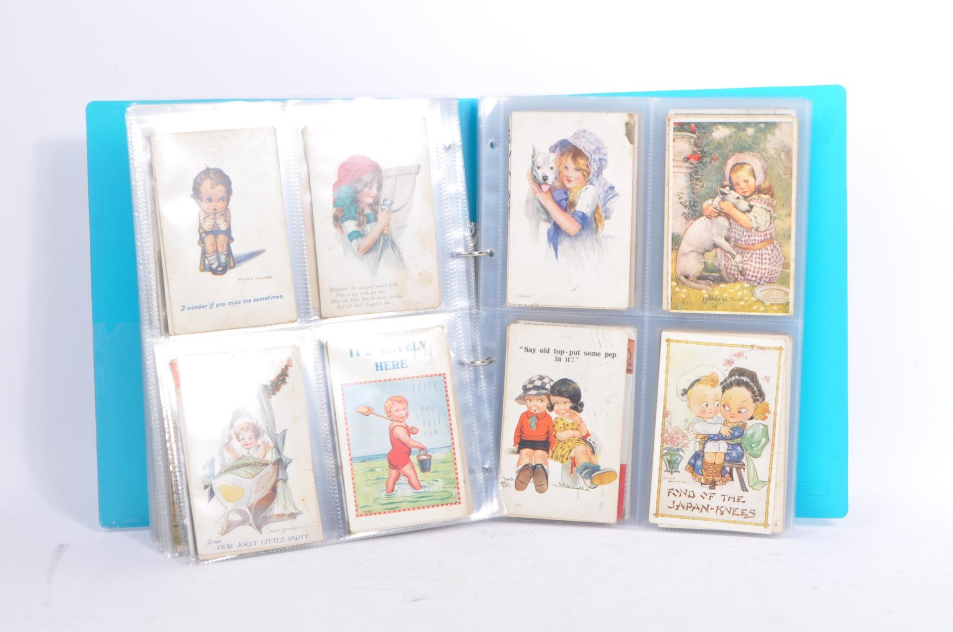 COLLECTION OF 1900S TO 1950S ARTIST DRAWN POSTCARDS OF CHILDREN - Bild 3 aus 7