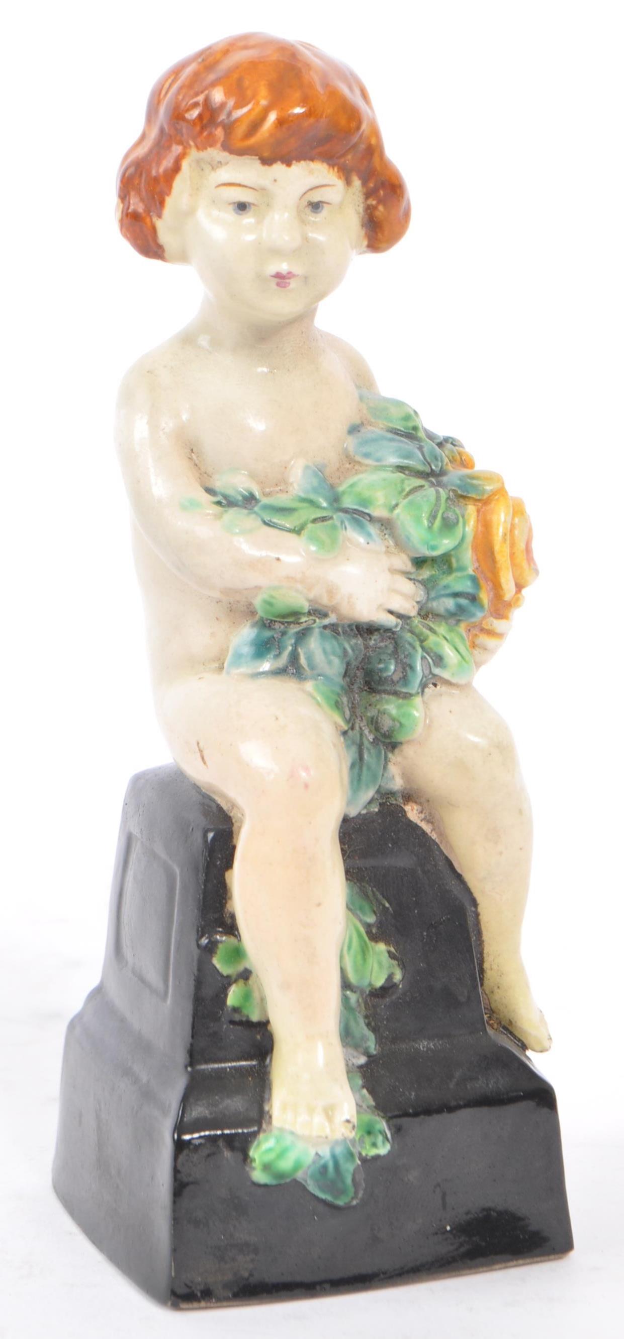 TWO VICTORIAN ROYAL WORCESTER CHINA FIGURINES - Image 2 of 5
