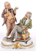 20TH CENTURY CAPODIMONTE TYCHE BRUNO FIGURINE