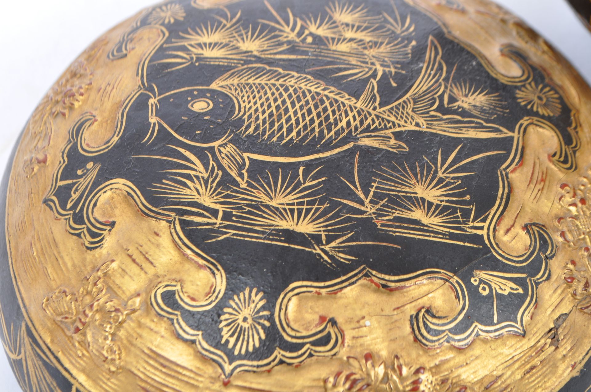 EARLY 20TH CENTURY 1920S CHINESE LAQUERED WEDDING BASKET - Image 6 of 7