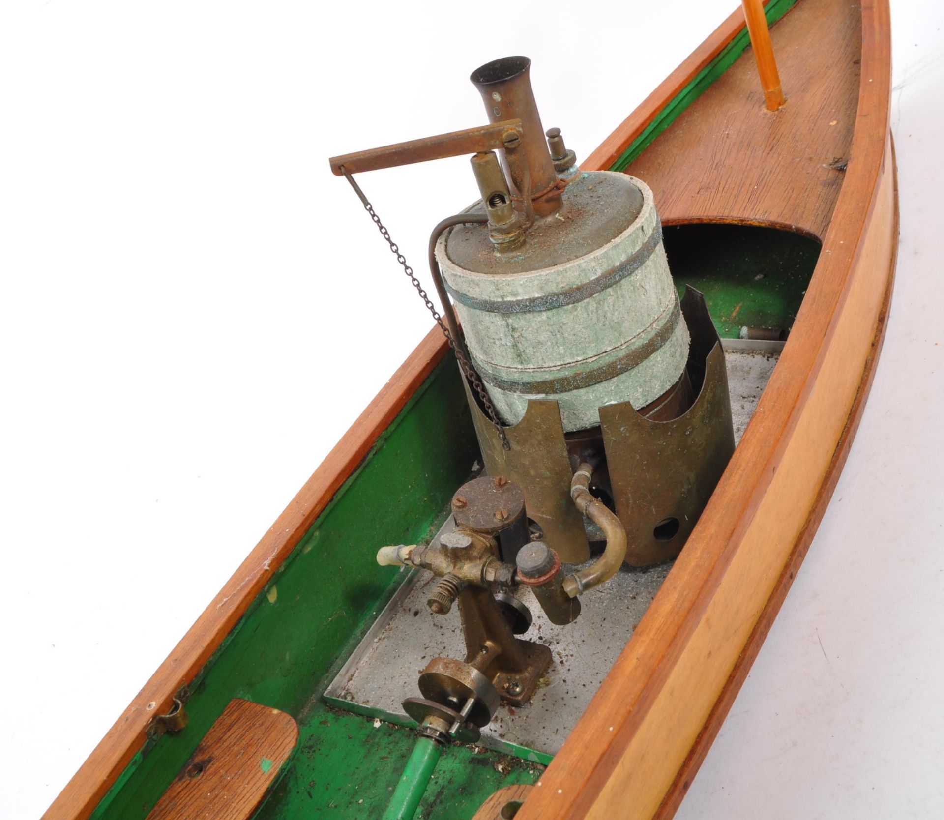 VINTAGE 20TH CENTURY SCRATCH BUILT POND YACHT / BOAT - Image 3 of 6