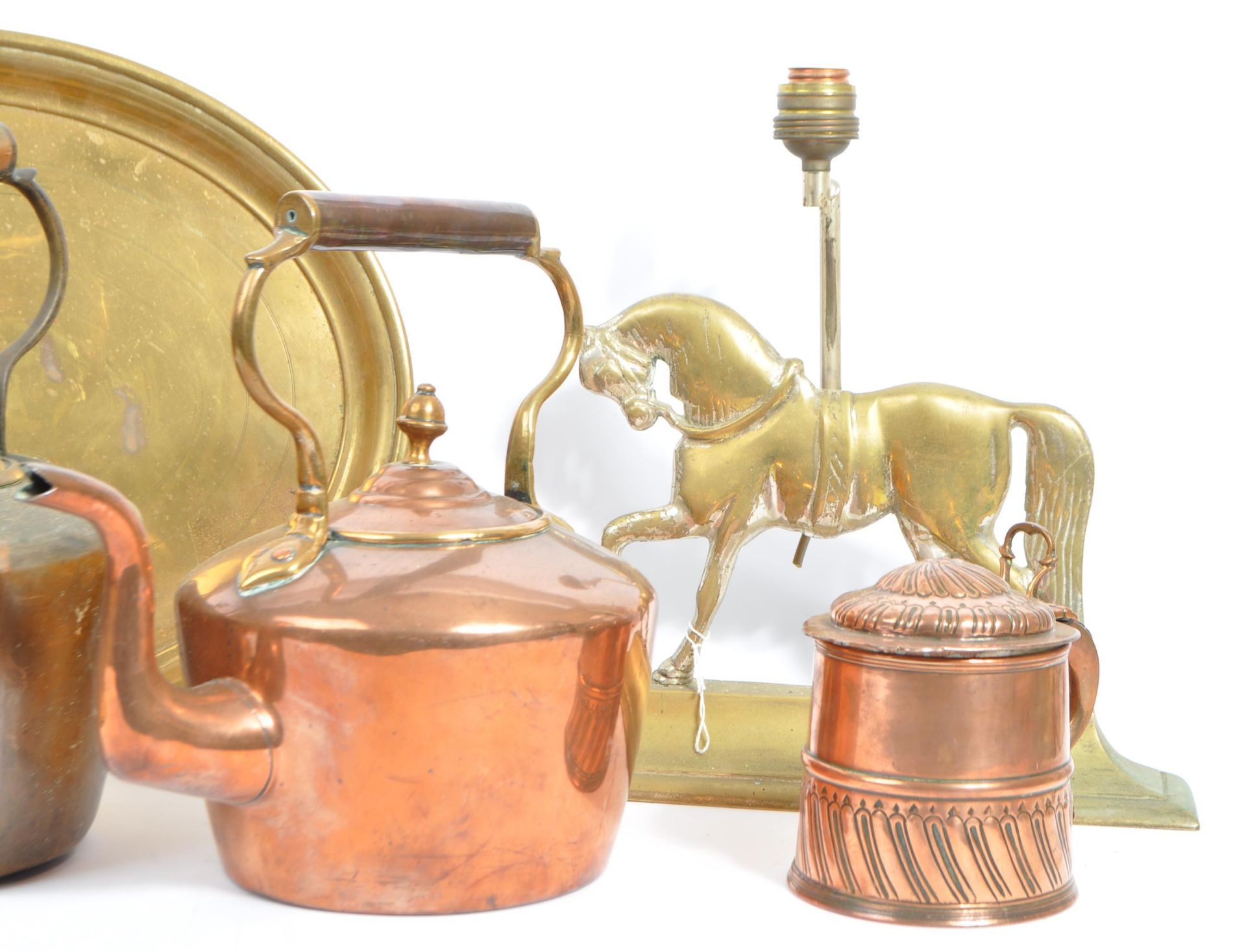 COLLECTION OF SIX MID 20TH CENTURY MARITIME BRASS / COPPER ITEMS - Image 3 of 4