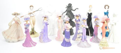 COLLECTION OF FIGURINES - COALPORT - WORCESTER - WEDGWOOD