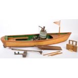 VINTAGE 20TH CENTURY SCRATCH BUILT POND YACHT / BOAT