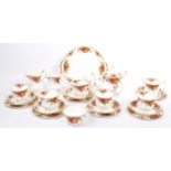 MID 20TH CENTURY OLD COUNTRY ROSES ROYAL ALBERT TEA SET