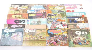 COLLECTION OF FIFTY GILES CARTOONS ANNUALS