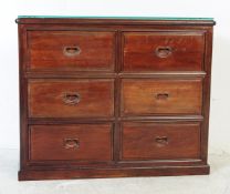 VINTAGE 20TH CENTURY CHINESE HARDWOOD CHEST OF DRAWERS