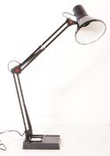 1970S BLACK ANGLEPOISE STYLE DESK LAMP BY MICROMARK