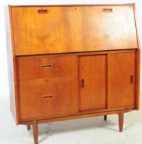 RETRO MID 20TH CENTURY TEAK WRITING BUREAU