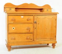 VICTORIAN COUNTRY PINE SIDEBOARD DRESSER