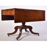 19TH CENTURY GEORGE III REGENCY WRITING TABLE DESK