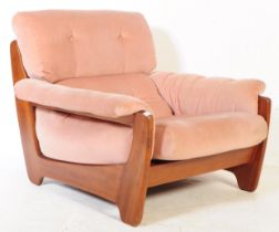 RETRO MID 20TH CENTURY G PLAN TEAK EASY LOUNGE ARMCHAIR