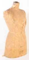 MID 20TH CENTURY CIRCA 1940S DRESS SHOP MANNEQUIN TORSO