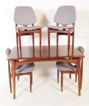 MID 20TH CENTURY ELLIOTTS OF NEWBURY DINING TABLE & CHAIRS