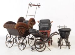 LARGE DECORATIVE TEDDY BEAR PRAM AND OTHERS