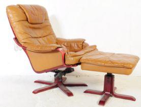 BRITISH MODERN DESIGN - MID CENTURY SWIVEL ARMCHAIR