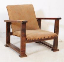 EARLY 20TH CENTURY 1920S SMALL CHILD'S OAK ARMCHAIR HEALS STYLE
