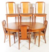 VINTAGE MID 20TH CENTURY TEAK DINING TABLE & CHAIRS