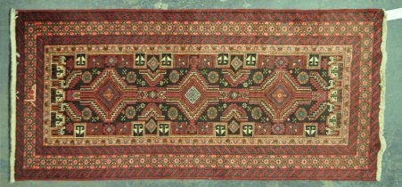NORTH WEST PERSIAN MESHED BELOUCH RUG