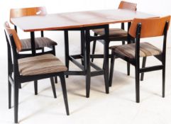 MID 20TH CENTURY AVALON DINING TABLE & MATCHING CHAIRS
