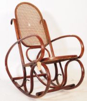 EARLY 20TH CENTURY THONET STYLE ROCKING CHAIR