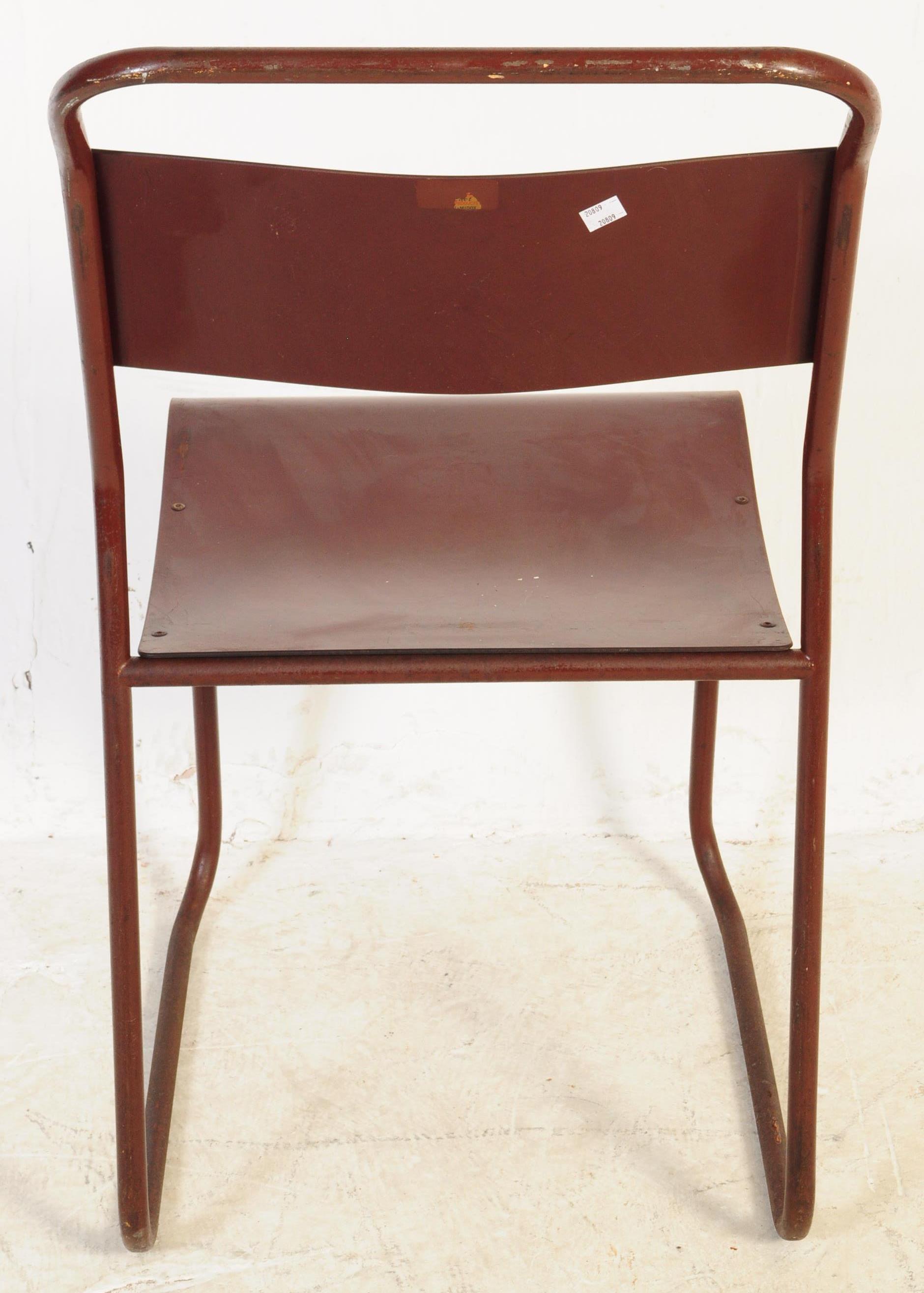 SET OF FOUR DU-AL MID 20TH CENTURY DINING STACKING CHAIRS - Image 5 of 8