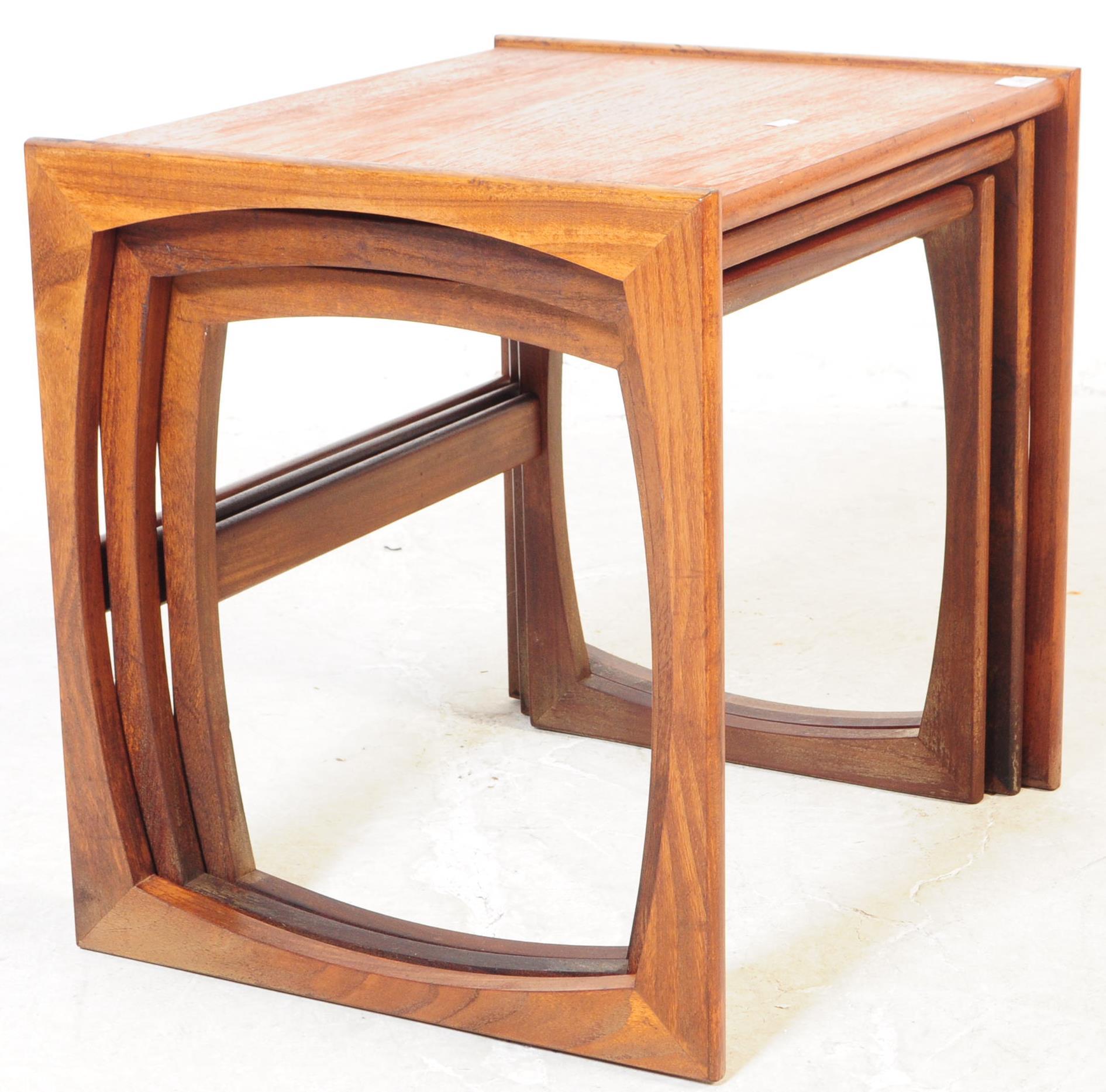 RETRO MID 20TH CENTURY G PLAN TEAK NEST OF TABLES - Image 2 of 4