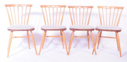 THREE VINTAGE ERCOL STYLE MODEL 391 ALL PURPOSE CHAIRS