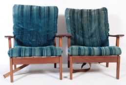 PAIR OF MID CENTURY HEALS LONDON MANNER ARMCHAIRS