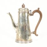 MID CENTURY HALLMARKED SILVER COFFEE POT