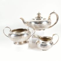 GEORGE IV HALLMARKED SILVER 3 PIECE TEA SERVICE