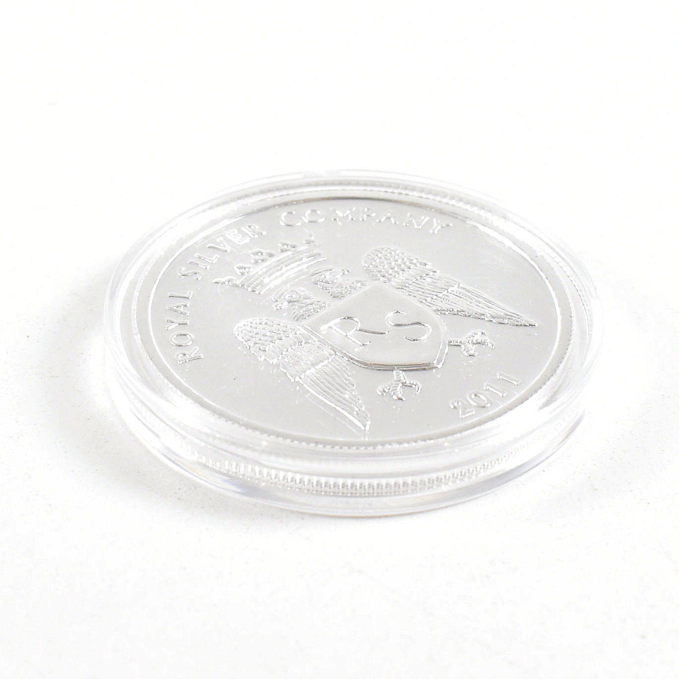 ONE 0Z 2011 ROYAL SILVER COMPANY COIN FINE SILVER - Image 4 of 4