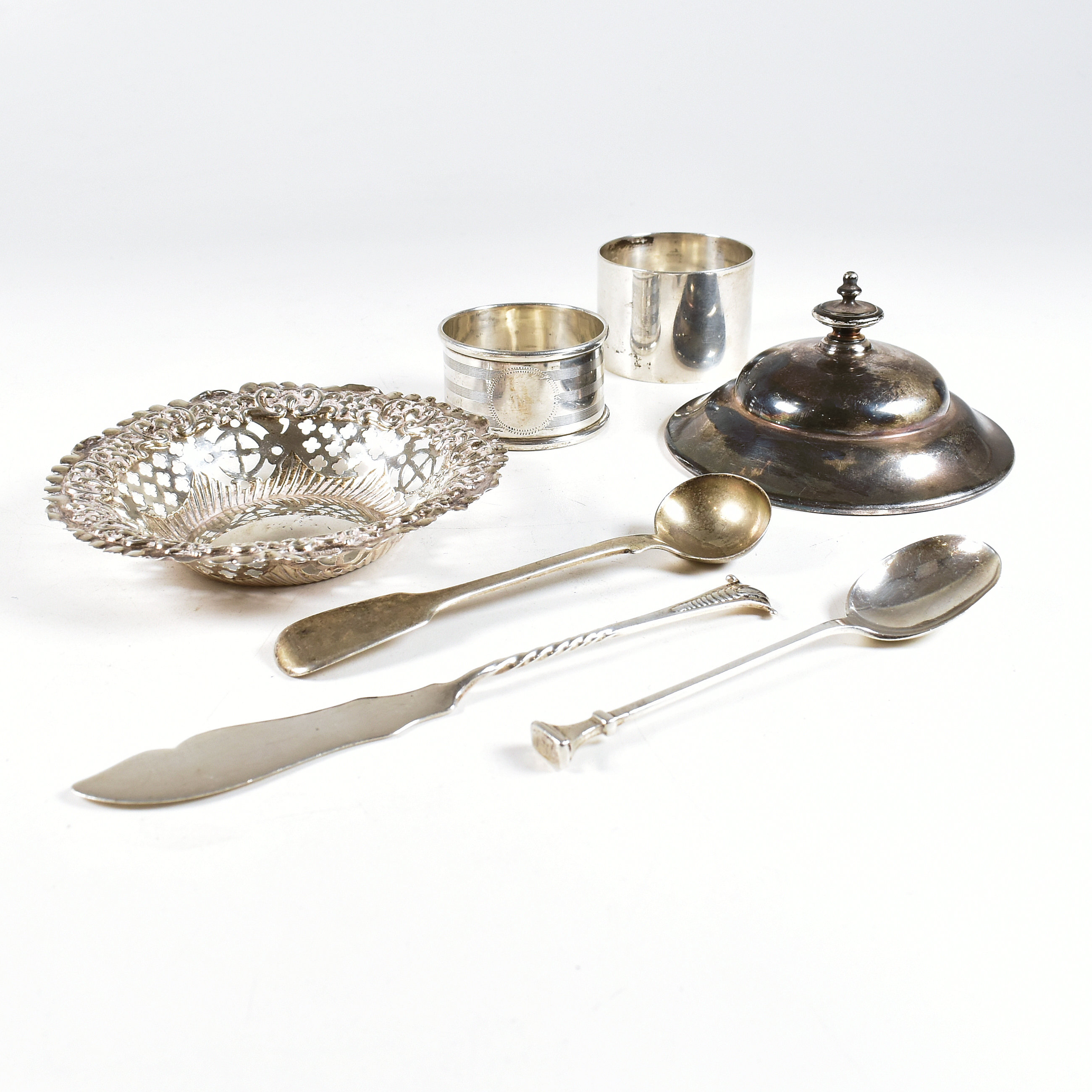 VICTORIAN & LATER HALLMARKED SILVER ITEMS - Image 2 of 9