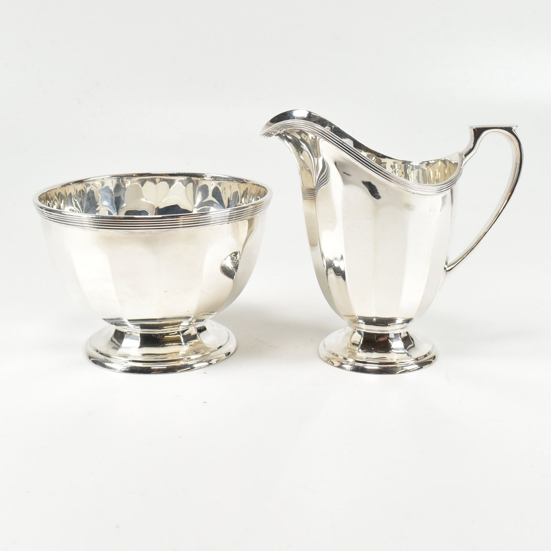 GEORGE VI HALLMARKED SILVER TEA SERVICE - Image 7 of 12