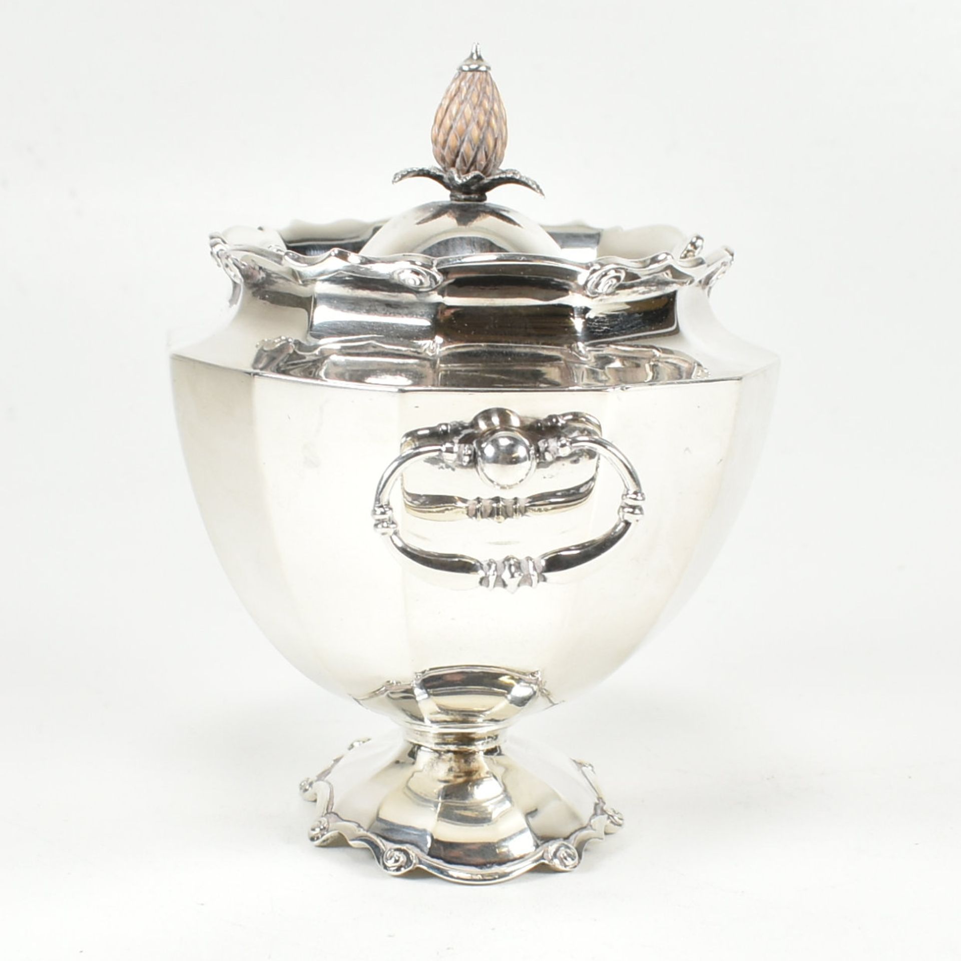 EARLY 20TH CENTURY HALLMARKED SILVER TEA CADDY - Image 6 of 8