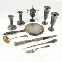 COLLECTION OF EARLY 20TH CENTURY HALLMARKED SILVER ITEMS