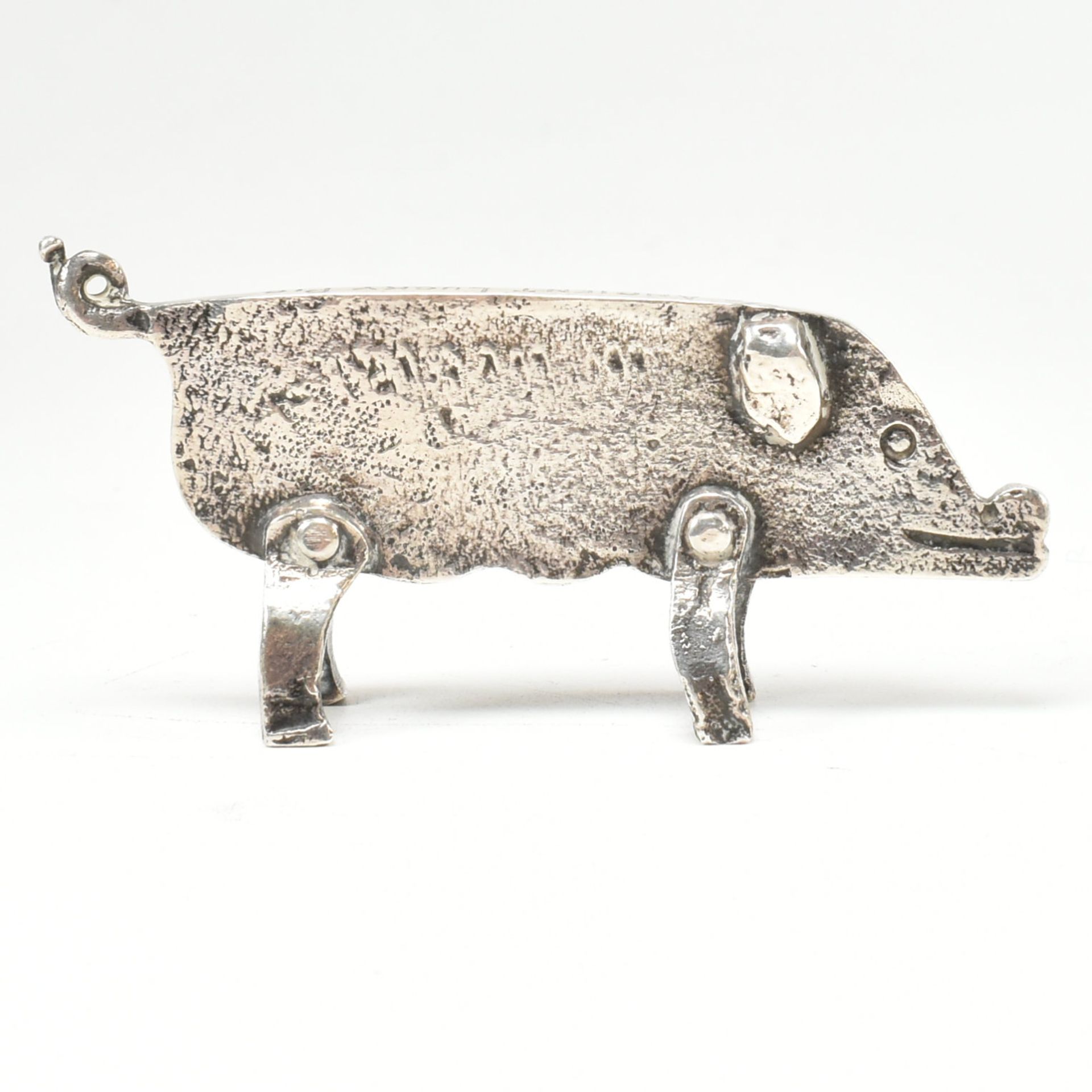 ARTS & CRAFTS EARLY 20TH CENTURY LUCKY PIG FIGURINE - Image 2 of 6