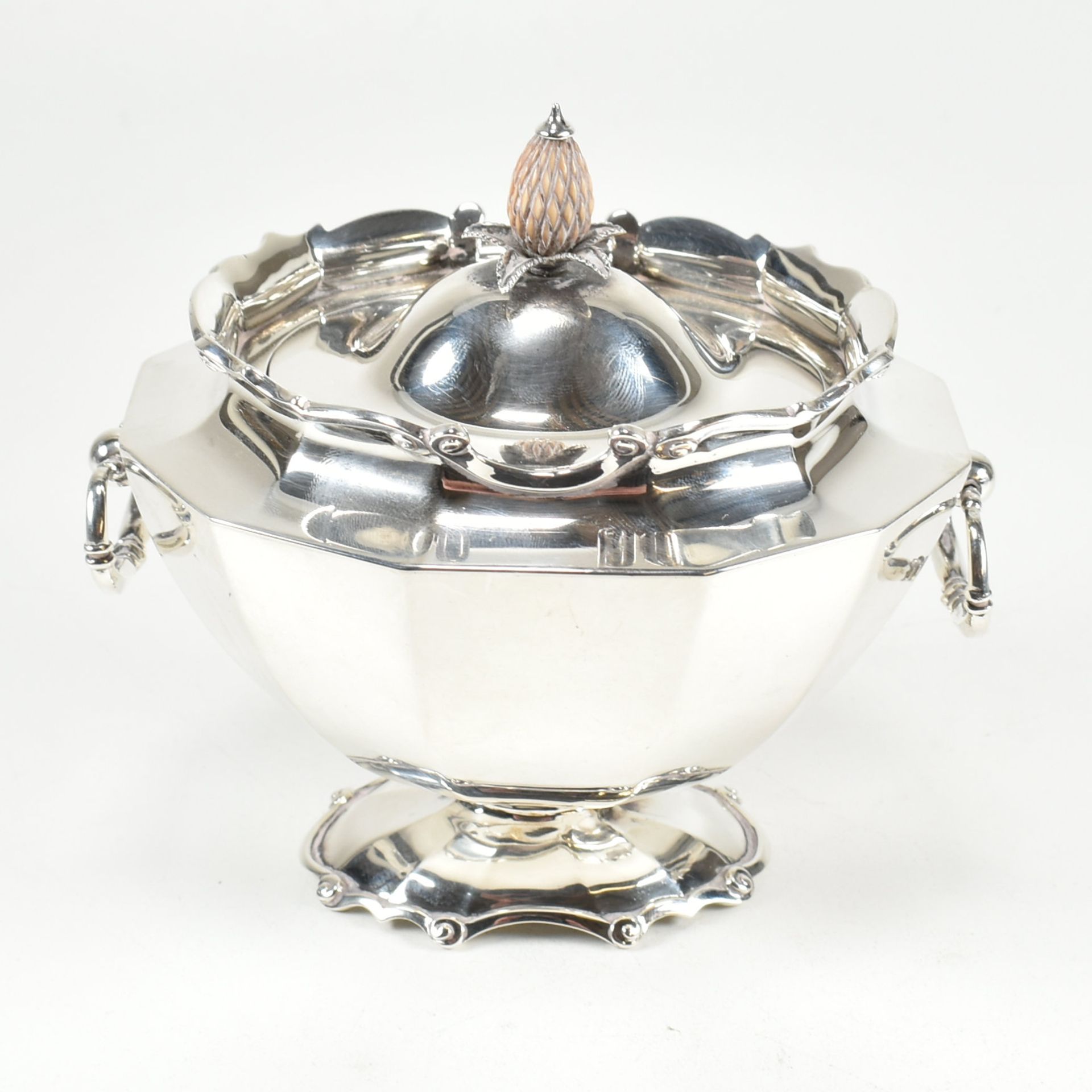 EARLY 20TH CENTURY HALLMARKED SILVER TEA CADDY - Image 2 of 8